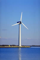 picture of off-shore wind turbine