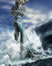 Day After Tomorrow/science article; graphic of statue of liberty underwater