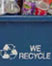 picture of recycle bin; link for environmental article, The Benefits of Recycling at Home and at the Office