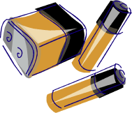 graphic of batteries