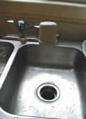 sink with garbage disposal