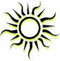 cartoon image of sun