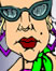 Plastic Surgery Cartoon/Joke link; thumb of woman's face