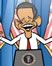 cartoon Obama giving speech