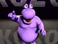 purple hippo dancing; click to see video on YouTube