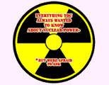 nuclear energy myths/facts video link; thumb of yellow and black radiation warning sign