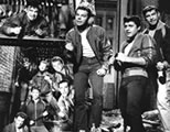 gang song scene from West Side Story; click to gang songs page