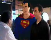 seinfeld and superman video link; thumb of seinfeld and superman in a deli getting ready to order