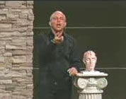 funny brain video link; thumb of mark gungor on stage