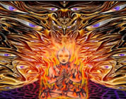 fight the new world order video link; thumb of ascendant woman in transformational fire