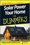 book cover for Solar Power Your Home For Dummies, by Rik DeGunther, 12/10/2007