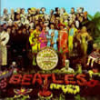 album cover for The Beatles, Sgt. Pepper's Lonely Hearts Club Band