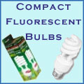 image of Compact Fluorescent Light Bulbs; click to view on Amazon dot com