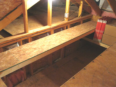 picture of attic storage, south bay