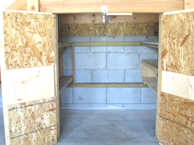 picture of garage under-steps storage