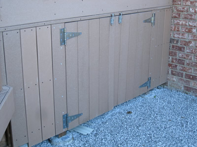 picture of under-porch storage